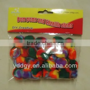 Factory Supply Colorful Cute Acrylic Pom Poms for Toys thumbnail-2