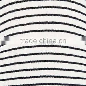 STRIPED SHAWL COLLAR SWEATER Striped Knit Shawl Collar Long Sleeves thumbnail-3