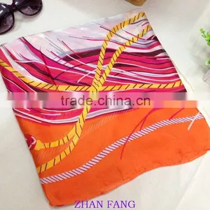 Summer Beach Pareo,Long Scarf for Women,Fashion Chinese Silk Scarf thumbnail-4