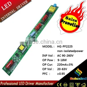 Promotion HG-PF2225 Non-isolatedpower LED Fluorescent Lamp Driver 9-18W thumbnail-1