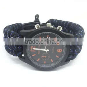 Handmade Paracord Woven Watch Wrist Strap Integrated Watch Bands thumbnail-4
