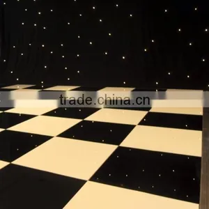 Rental Stage Platform Black White Dance Floor Portable thumbnail-3