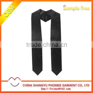 Hot Sale Black Graduation Stoles thumbnail-1