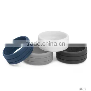 New Style Custom & Eco-friendly Silicone Key Ring Finger Rings thumbnail-4