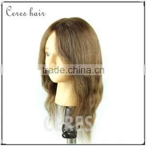 Premium Quality 100% Human Hair Training Head Female Mannequin Head thumbnail-2