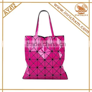 2016 Fashion Japanese Diamond Checks Series Quality PU Lady Handbag China Wholesale Quality Choice thumbnail-3
