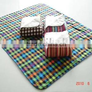 100%polyester Printed Polar Fleece and Sherpa Throw thumbnail-1