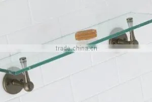 24" Single Glass Shelf in Oil Rubbed Bronze thumbnail-1