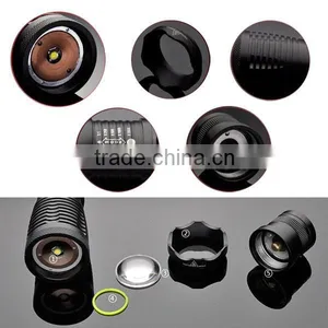 Zoomable C-REE XML T6 LED Bulb Aluminum Hand Torch thumbnail-4