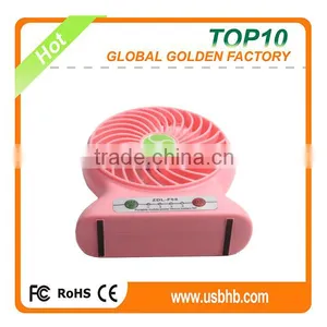 Factory Direct Sales 2016 Lastest Design Desk USB Wind up Fan With Battery thumbnail-3