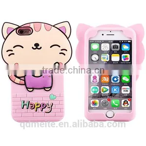 2016 High Quality Cute Cartoon Silicone Cell Phone Case for Iphone 6 6s thumbnail-6