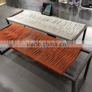Hongjin Shoe Retail Store Rope Bench thumbnail-1