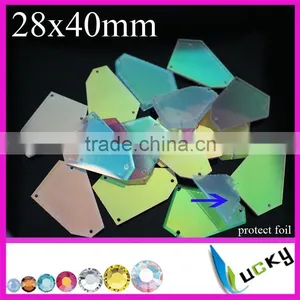 Shape Sew-on Acrylic Mirror for Long Sress thumbnail-3