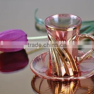 CREATIVE HOT SALING MACHINE PRESSED CUPS AND SAUCERS thumbnail-1