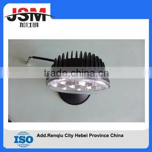 Round White 21W 7 LED Work Light Fog Lamp Wiring Switch Trailer Jeep Truck Round Tail Light thumbnail-3