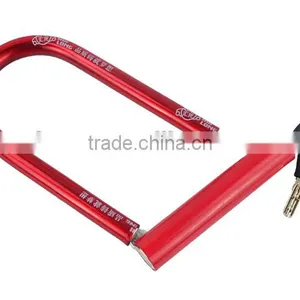 High Quality Durable Motorcycle/bicycle Square u Lock Colorful Fashionable Bicycle/motorbike u Lock 22 24 25 thumbnail-5