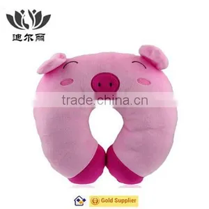 Pink Pig U Shape Neck Pillow for Kids thumbnail-1