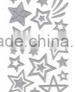 Glitter Puffy Sticker Butterfly_Star_Heart thumbnail-1