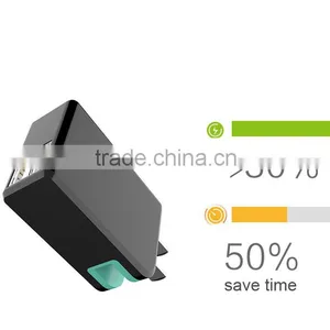 Original USAMS Foldable Square Double USB Fast Charger For Apple / Smartphone / PSP Mobile Phone Travel Charger thumbnail-2