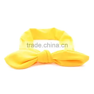 YA New Cute Girls and Women Bowknot Hairbands Turban Knot Rabbit Headband Headwrap Top Cloth Headwear Hair Accessories thumbnail-6