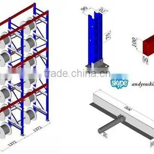 CE Truck Tire Metal Tubular Stack Pallet thumbnail-6