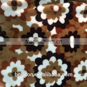 Very Soft Thick Printed Flannel Velvet for Pajamas Women /Blanket thumbnail-1