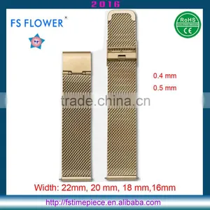 FS FLOWER - 0.4mm Line Steel Mesh Watch Band Wholesaler From China thumbnail-3