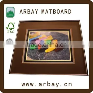 Wholesale 4ply 5x7 8x10 11x14 Precut Uncut Colorful Mat Board Mount Board Passepartout thumbnail-1