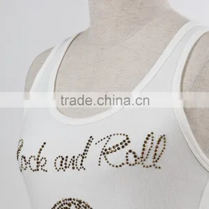 F5S15096 Women Printed Design Tank Top Fitness thumbnail-4