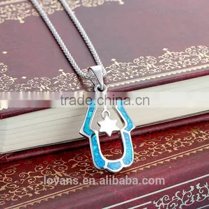 Opal Single Big Stone Pendant Designs for Women Natural Stone Pendent thumbnail-5