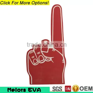 Melors Promotional Cheerleading EVA Foam Hand Big Foam Middle Finger Foam Finger thumbnail-3