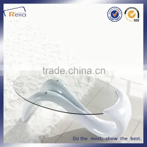 Best Sale Indoor Furniture Tempered Glass Coffee Table Tea Table CT-037 thumbnail-2
