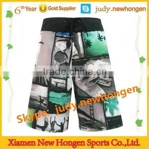 Custom Printed Mens Boardshorts, 4 Way Stretch Board Shorts thumbnail-1