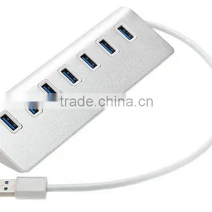 Portable Hub For Desktop Laptop PC Macbook 7 Port Plug and Play USB 3.0 Hub thumbnail-2