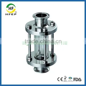 HF6A001 DN40 1.5 Inch Sanitary Stainless Steel Weld Glass Tube Sight Glass thumbnail-4