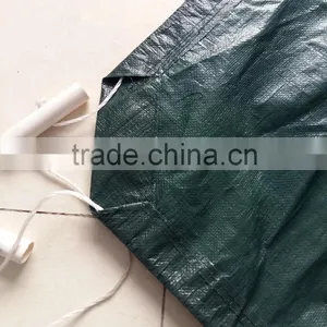 Sewn Garden Bag Waterproof Drag Tarpaulin Sheet for Leaf Collect thumbnail-3
