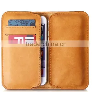 Multifunction Leather Phone Wallet Soft Real Leather thumbnail-1
