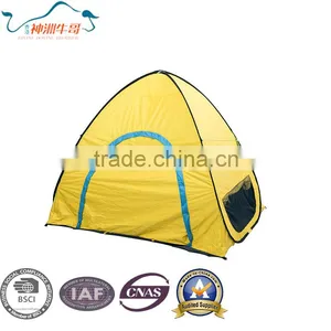 PE Nylon With Black Coated Family Outdoor Hiking Camping Tent thumbnail-2