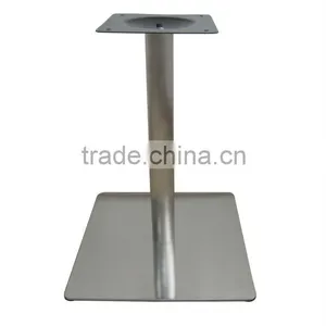 Stainless Steel Square Steel Metal Table Base thumbnail-1