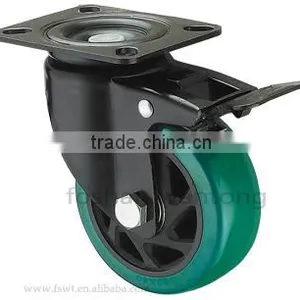 Best Selling Medium Heavy Duty Rigid PU Caster Wheels Wholesale thumbnail-2