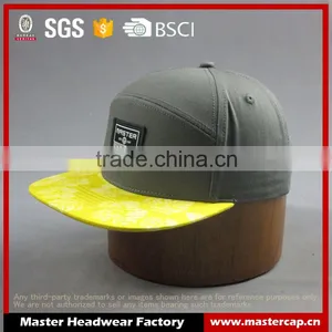 Custom Cotton Twill 7-panel Snapback Cap With Embroidery Logo thumbnail-1
