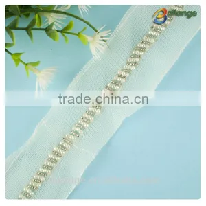 2016 High Fashion Bridal Beaded Neckline Trim for Wedding Dress thumbnail-1