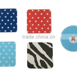 Wooden Square or Round Hot Sales Cup Mat for Coffee or Hot Milk Small Promotion Gifts for Home Decoration on Topdesk thumbnail-1