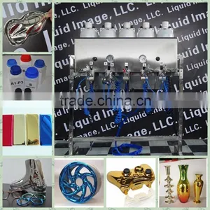 Small New Starter Silver Spray on Chrome Plating Machine for Alloy Wheel thumbnail-1