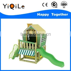 Funny Wooden Toy House Luxury Wooden Play House High Quality Wood Child Play House thumbnail-3