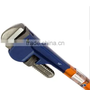 Carbon Steel Pipe Wrench Dipped Handle thumbnail-1