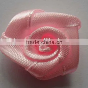 Pink Fabric Flower Clothing , Rose Wholesales Corsage thumbnail-1