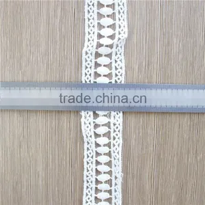 Cheap Embroidery Trim Lace Wholesale 100% Cotton Lace Trim for Dresses/Curtains thumbnail-2