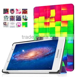 Cute Pattern Mobile Phone Case 8Inch Flip Leather Detachable Cover For Lenovo Tab2 A8-50 thumbnail-1