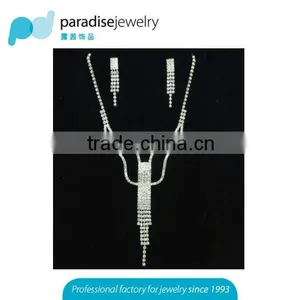 Shinning Women Bridal Jewelry Set 2016 New Design High Quality Wedding Necklace Set thumbnail-1